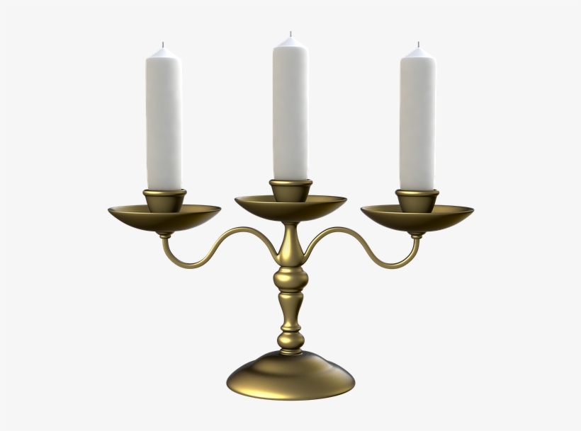 Free Photo Candlestick For Three Candles Transparent - Candlestick Transparent, transparent png #2828807