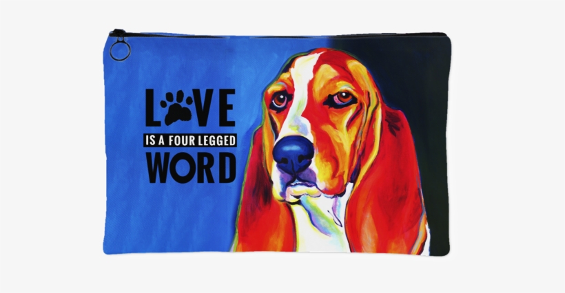 Basset Hound Accessory Pouch - Trademark Dawgart Maple Gallery-wrapped Canvas Art,, transparent png #2828907