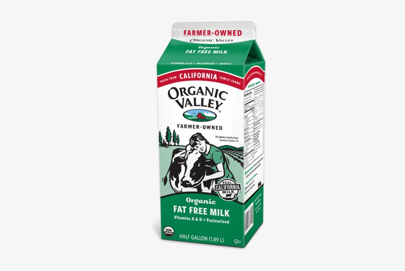 Skim Milk - Organic Valley Fresh Milk, transparent png #2829516