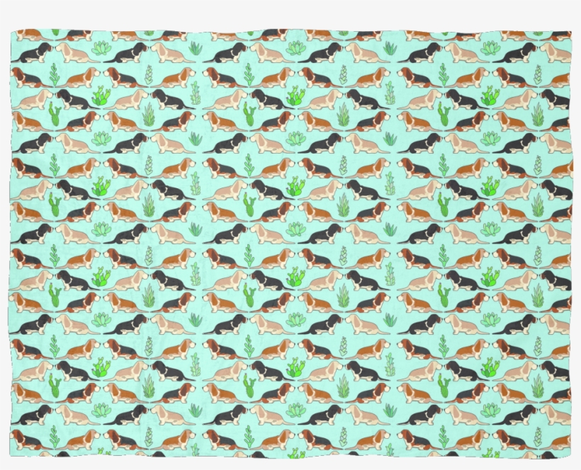 Basset Hound Blanket - Motif, transparent png #2829570