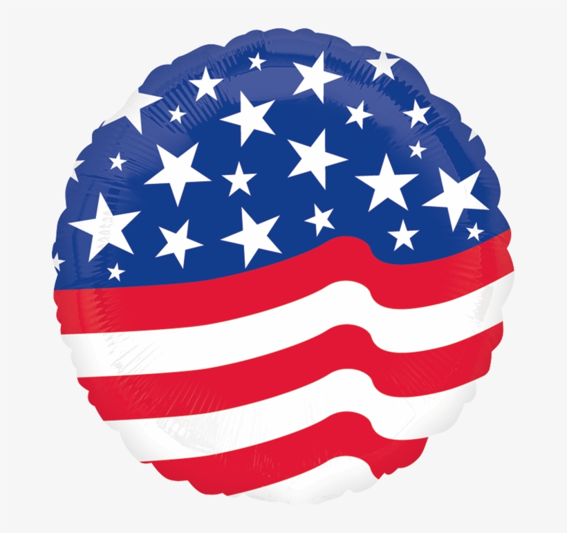 18" Stars & Stripes - Tissu Bleu Etoile Blanche, transparent png #2829951