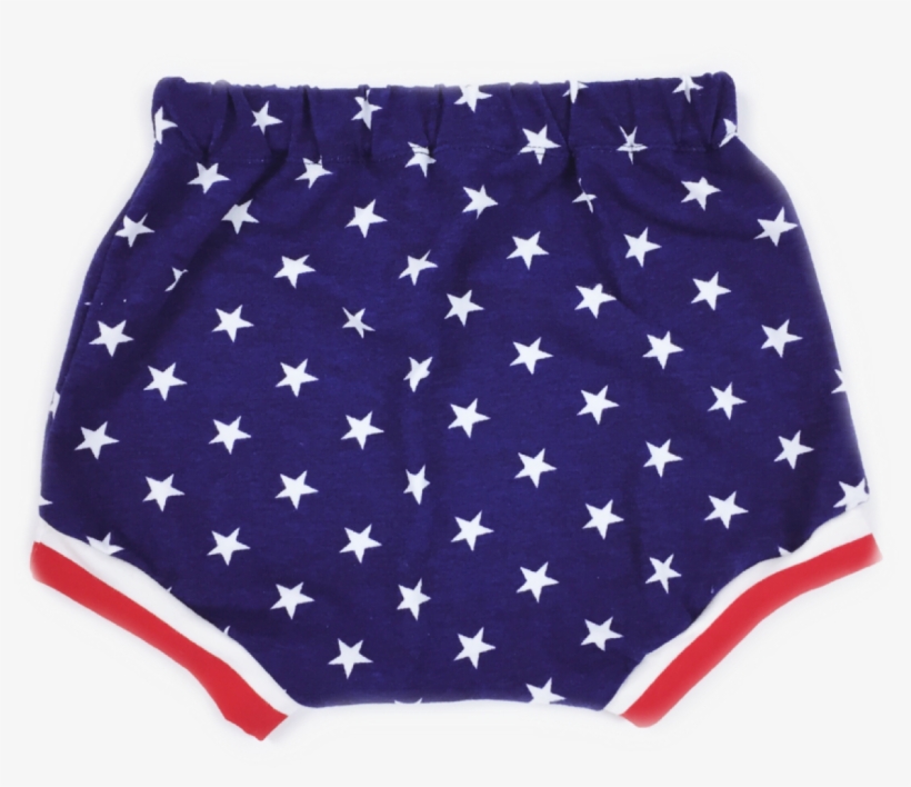 Patriotic Blue White Stars Baby Harem Shorts With Red - Underpants, transparent png #2830008