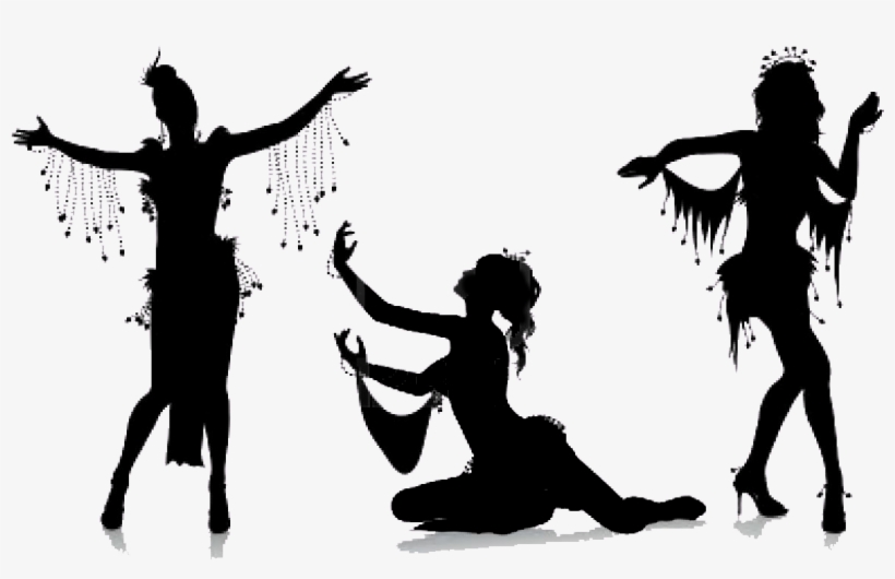 Pin Silhouette Children Dancing In The Sun Clipart - Belly Dancer Themed Background, transparent png #2830245