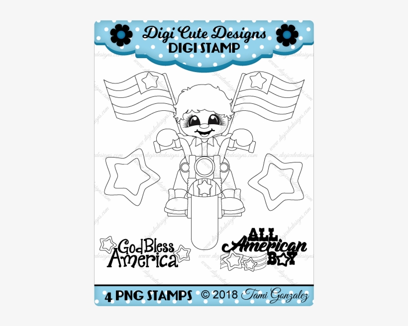 All American Boy Digi Stamp-4th Of July, Patriotic, - Sugar Pea Stamps Boy Stamps, transparent png #2830250