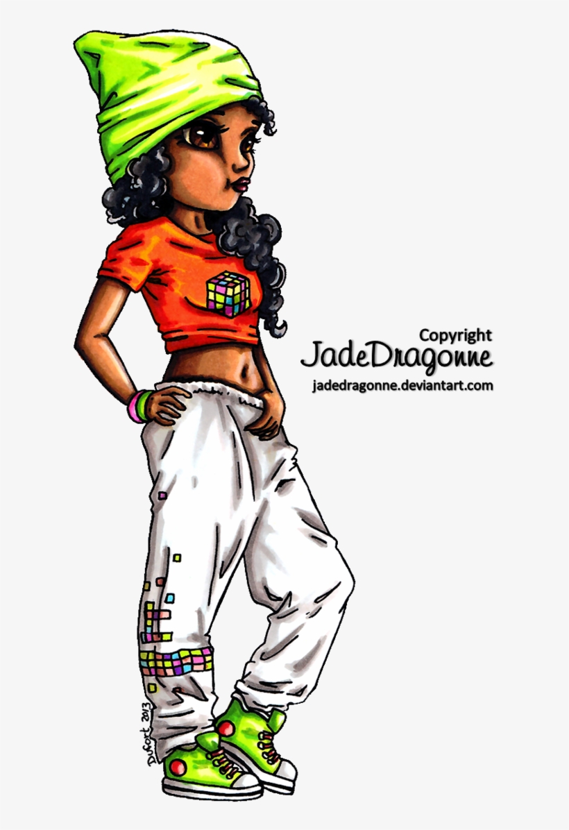 Hip Hop Dancer - Draw A Hip Hop Dancer, transparent png #2830277