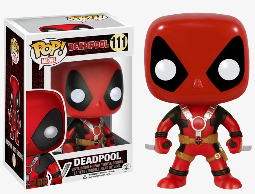 Deadpool With Swords Pop Vinyl Figure - Funko Pop Bedtime Deadpool, transparent png #2831210