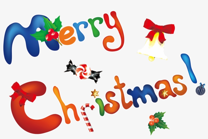 English Merry Christmas Png Element - Christmas Day, transparent png #2831478