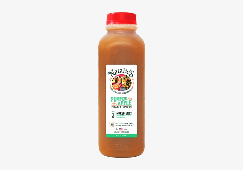 Pumpkin Apple Spice Seasonal - Natalie's Orchid Island Juice Orange Cranberry, transparent png #2831532