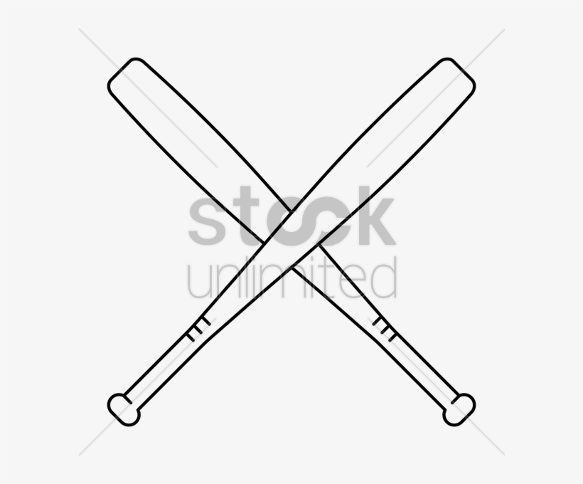 Crossed Baseball Bat Clip Art Clipart Baseball Bats - Crossed Baseball Bat Clip Art, transparent png #2831821