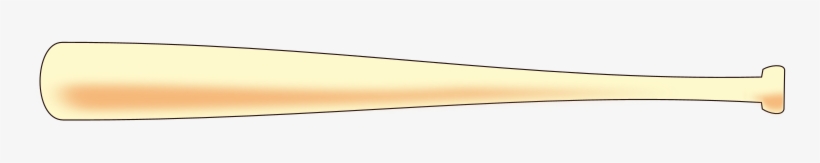 Baseball Bat Vector Transparent Stock - Baseball Bat Clipart Horizontal, transparent png #2831976