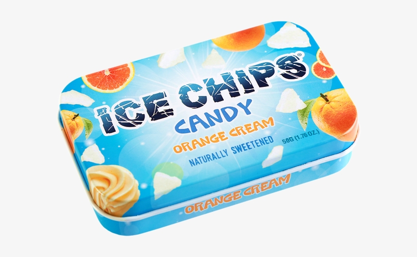 Ice Chips® Orange Cream Xylitol Candy - Ice Chips, transparent png #2832260
