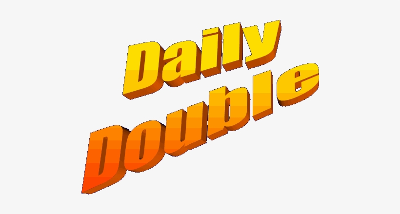 Double Jeopardy Clipart 5 By Bradley - Daily Double Clipart, transparent png #2832364