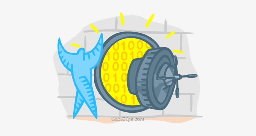 Bank Vault Royalty Free Vector Clip Art Illustration - Illustration, transparent png #2833174
