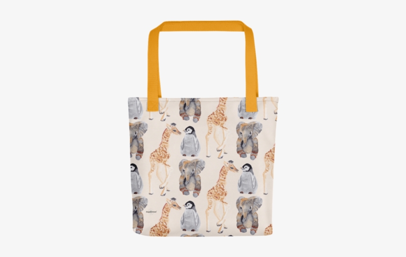 Fashion Tote Bag With A Zipper - Notebook Journal Dot-grid, Cute Animal [book], transparent png #2833743