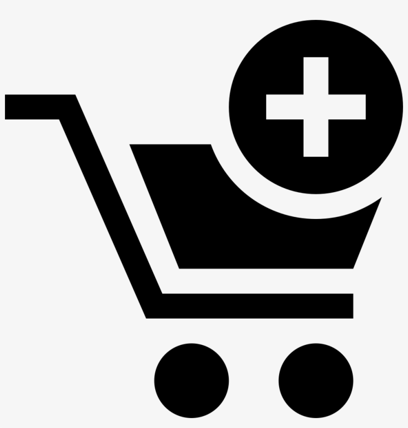 Shopping Cart Add Button - Cart Icon Vector Png, transparent png #2834268