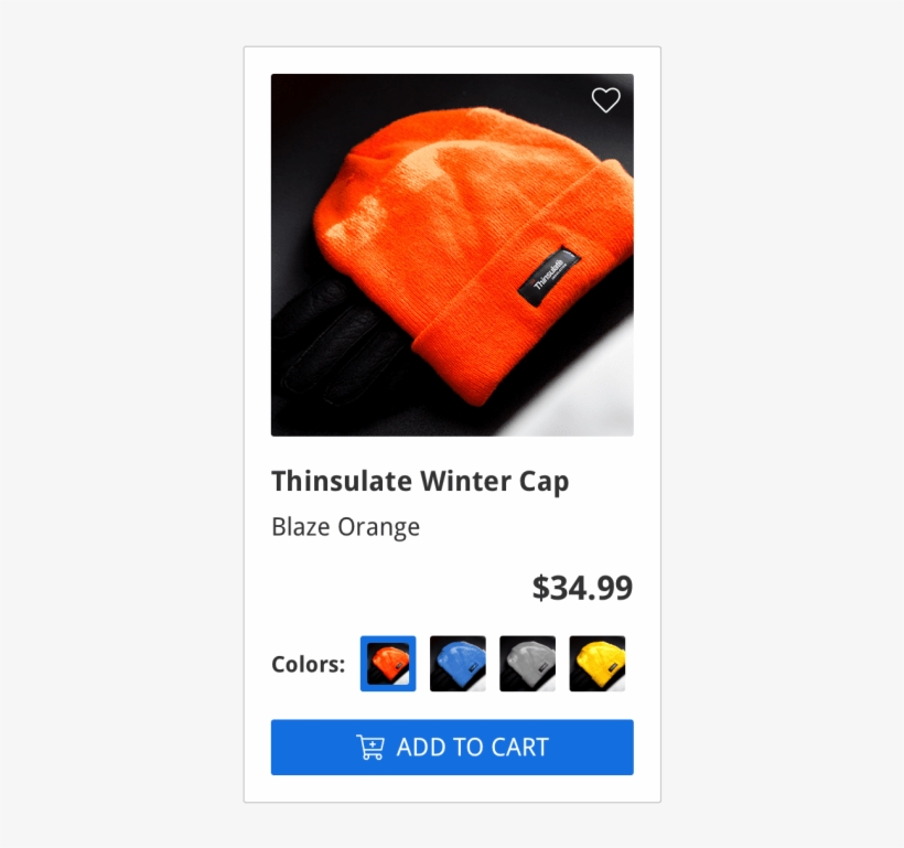 Ecommerce Listing Showing Orange Knitted Winter Hat, - Hat, transparent png #2834579