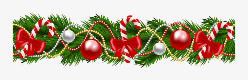 Garland Flower Nature - Christmas Garland Clipart, transparent png #2835575