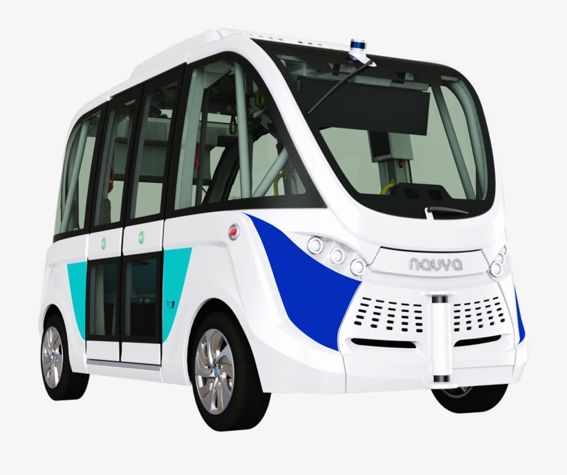 Autonom Shuttle - Navya Keolis Autonomous Shuttle, transparent png #2835850