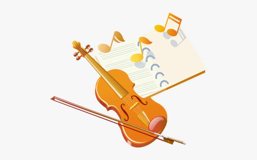 1 Music - Violin Con Notas Musicales Png, transparent png #2836309