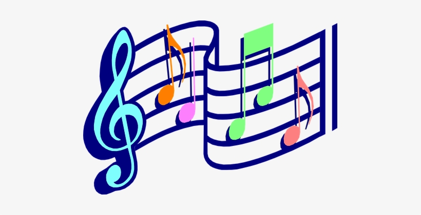 Music Notes Melody Sound Musical Notes Mus - Rhyme Time, transparent png #2836410