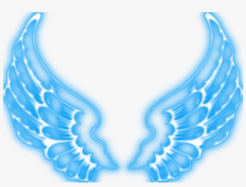 Sticker Neon Wings Alas Tumblr Png Wings Tumblr - Asas De Anjo Azul Png, transparent png #2836670