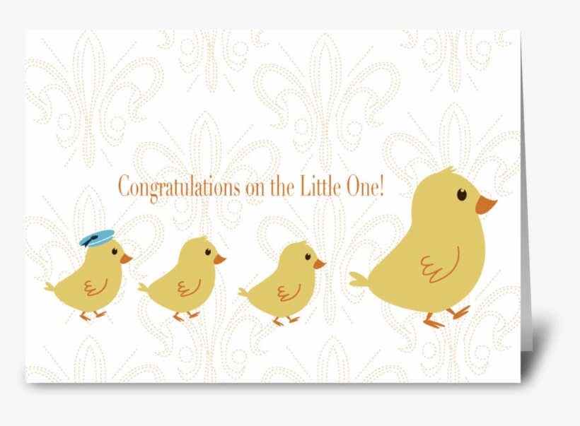Congratulation On The Little One Greeting Card - Greeting Card, transparent png #2836715