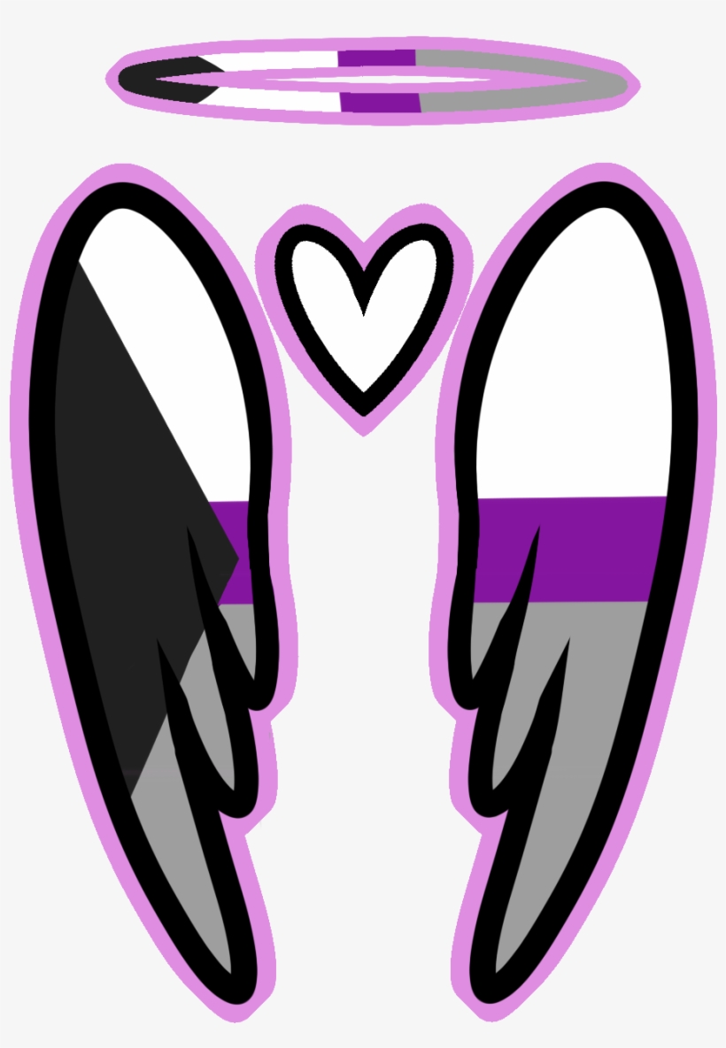 “ Sexuality Angel Wing Designs Check Out The Links - Demisexual, transparent png #2836802