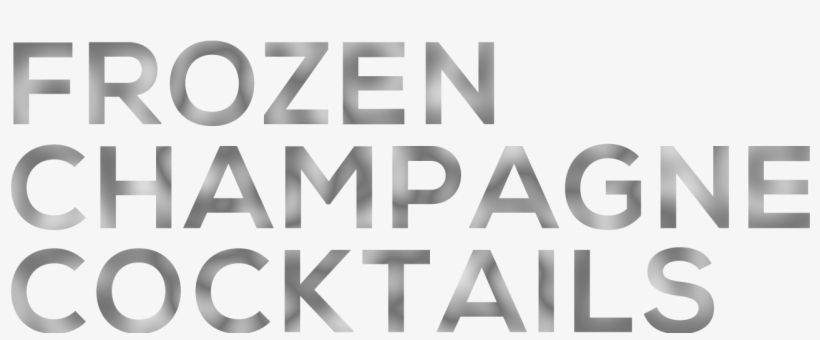 America's First Frozen Sparkling Wine Pop - Monochrome, transparent png #2837151