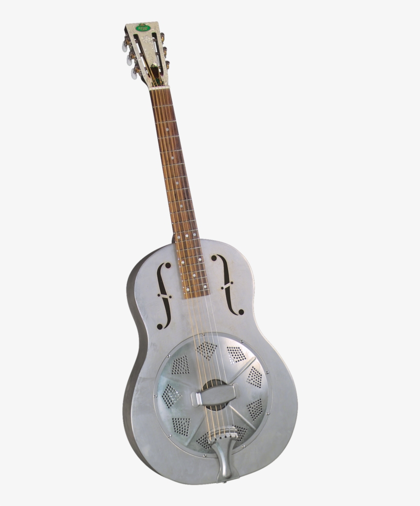 Guitars Regal Rc-43 Antiqued Nickel Plated Steel Triolian - Regal Rc-43 Antiqued Nickel-plated Body Triolian Resonator, transparent png #2837463