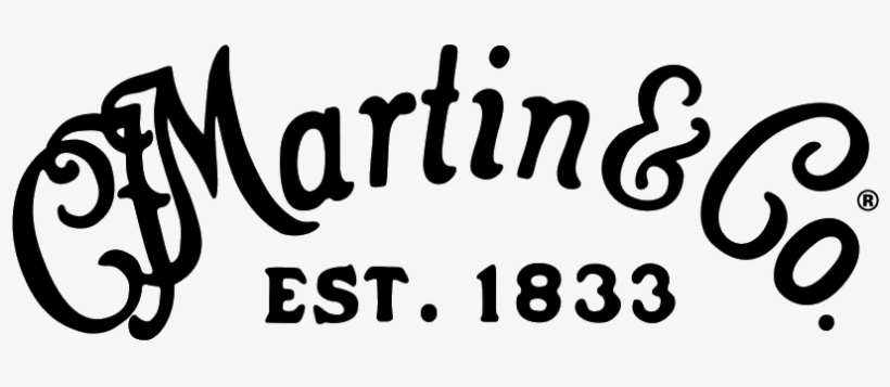 The Guitar Is Front And Center Of Many Bands - Martin Guitar Logo, transparent png #2837587