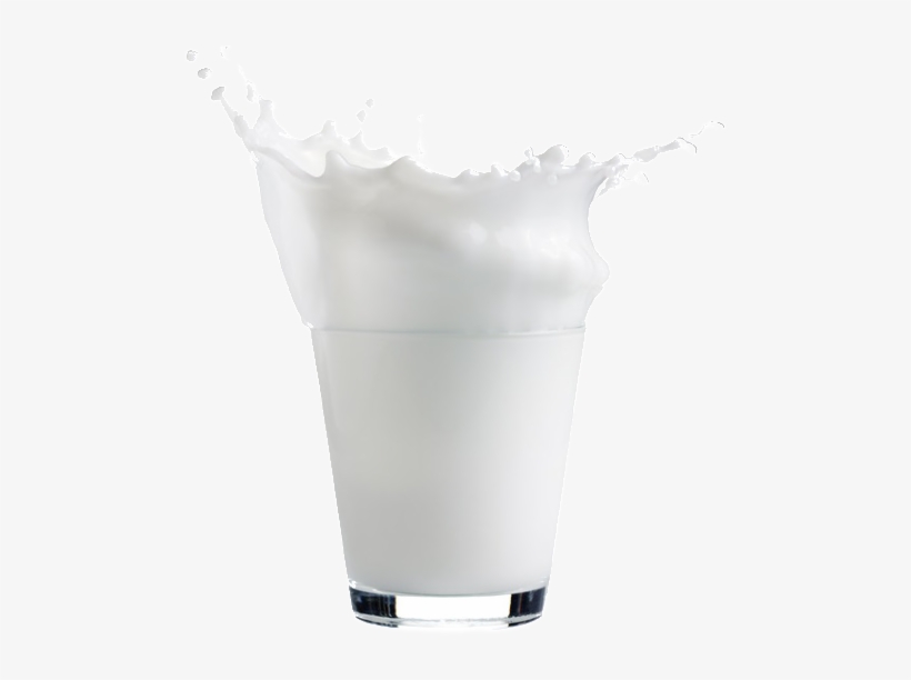 Glass Of Water - Milk With Glass Png, transparent png #2838378