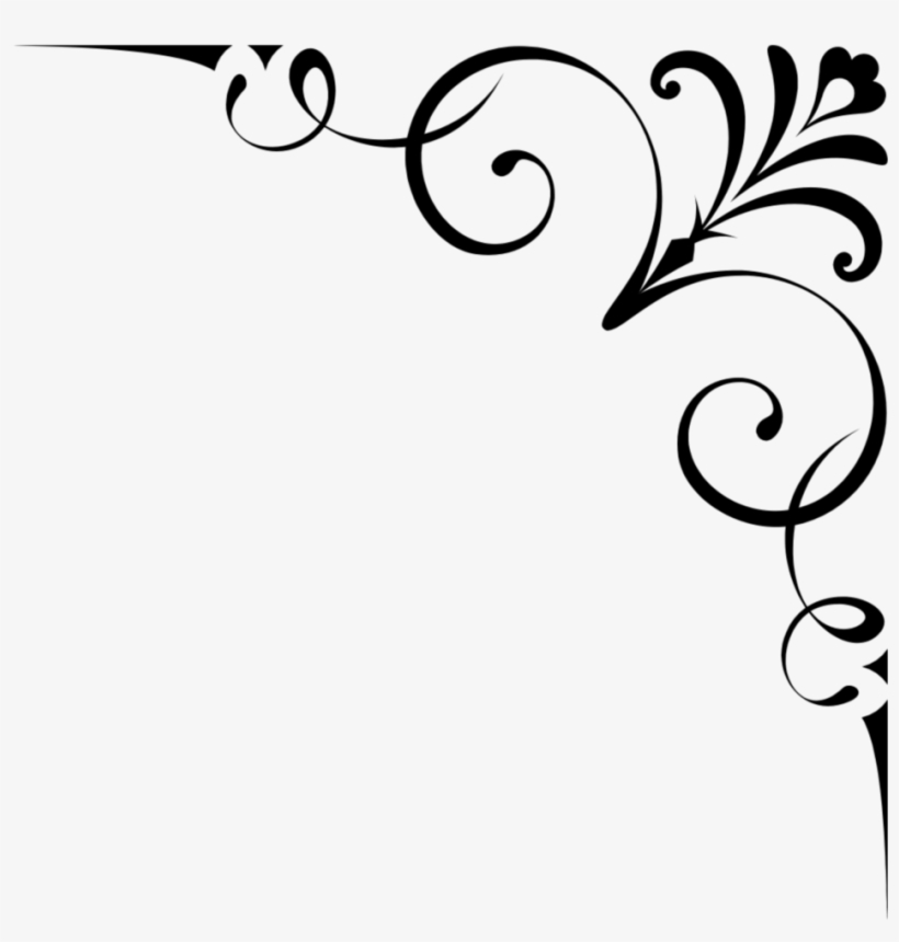 Scroll Corner 2 - Les Trésors De Lily M5724 - Planche De Stickers 'un, transparent png #2838413