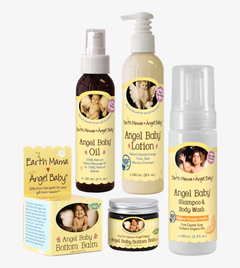 Baby Value Bundle - Earth Mama Angel Baby Angel Baby Lotion, transparent png #2838850
