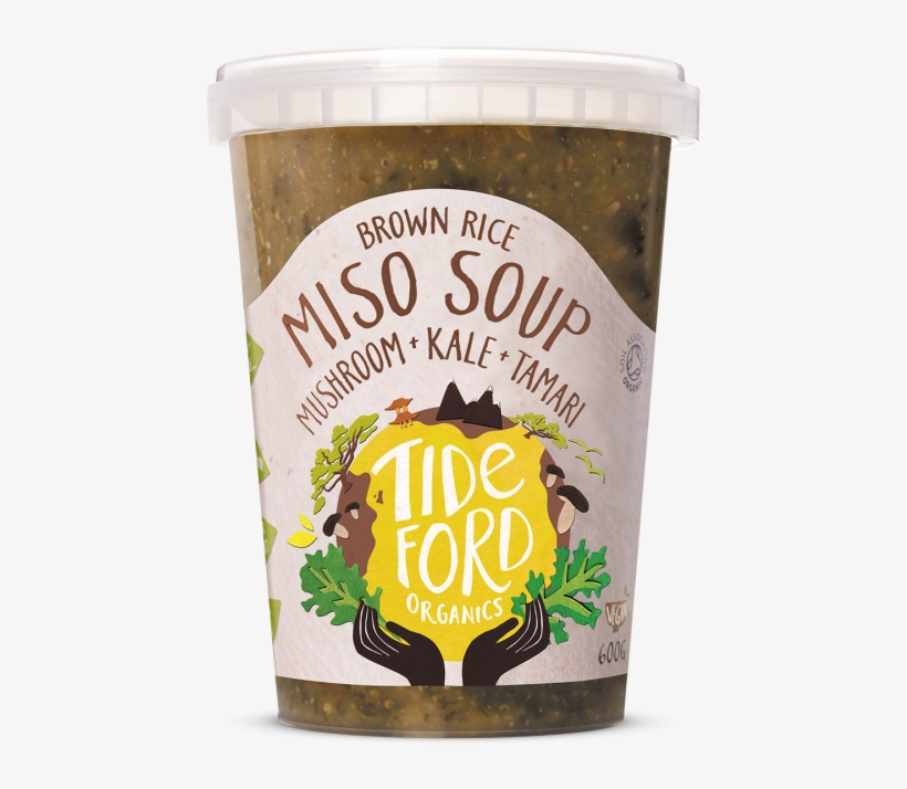 Brown Rice Miso Soup With Mushrooms Kale Tamari - Tideford Organic Brown Rice Miso Broth Mushroom &, transparent png #2838961