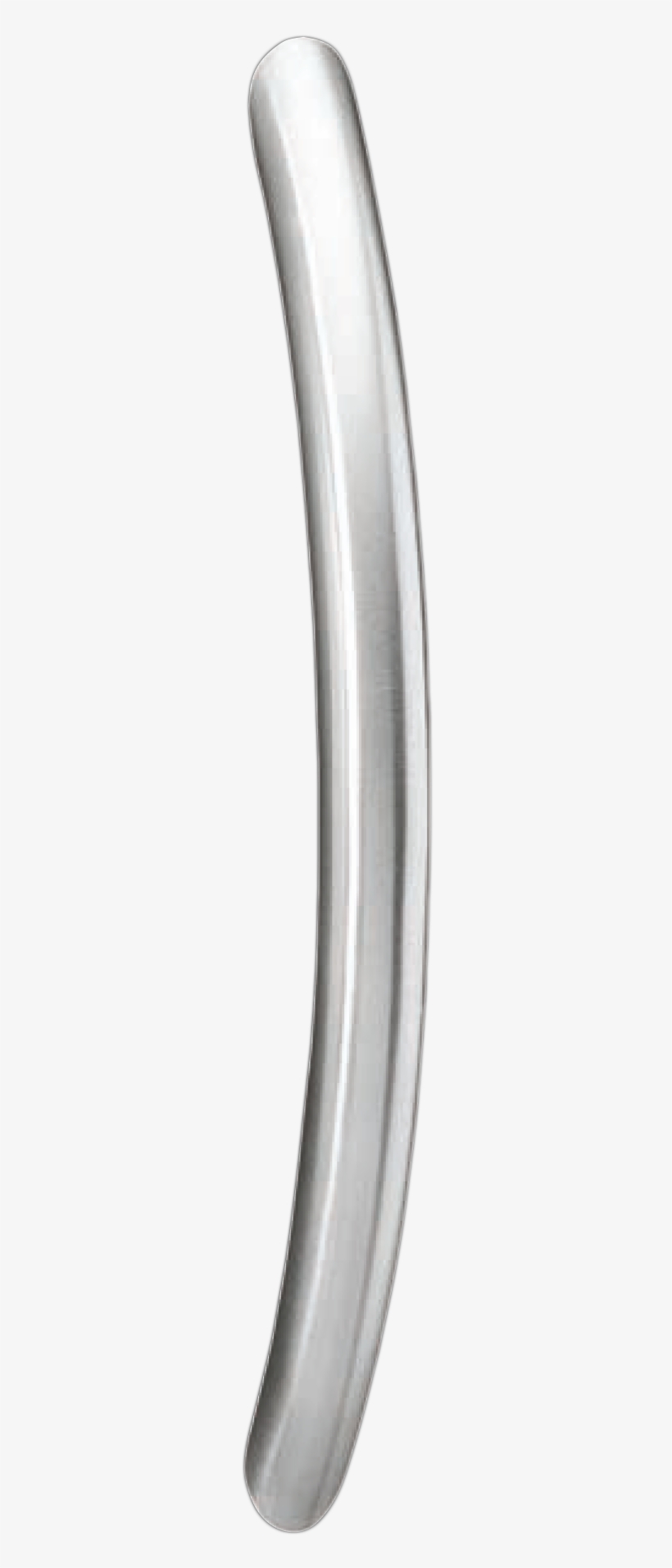 Straight Stainless Steel Pull Handle Arched Stainless - Platinum, transparent png #2839082