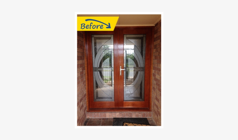 Front Door Security Screens Doors Plus Decorating Ideas - Security Double Door, transparent png #2839086
