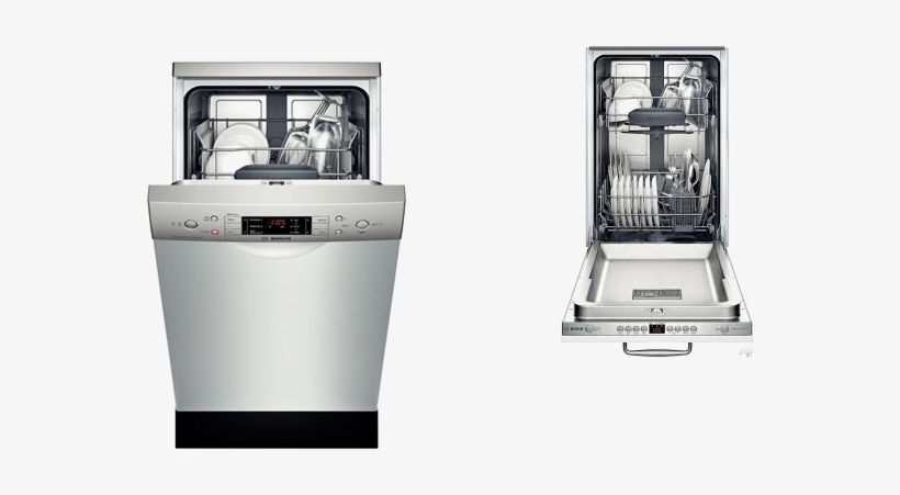 While Most Dishwashers Are Available In A Standard - Bosch 18 Dishwasher, transparent png #2839142