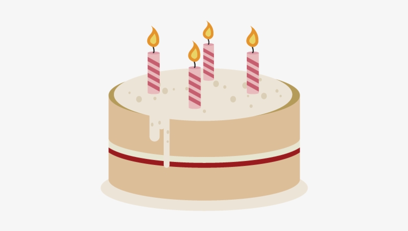 Birthday Cake Clip Art - Simple Cake Clipart Png, transparent png #2839222