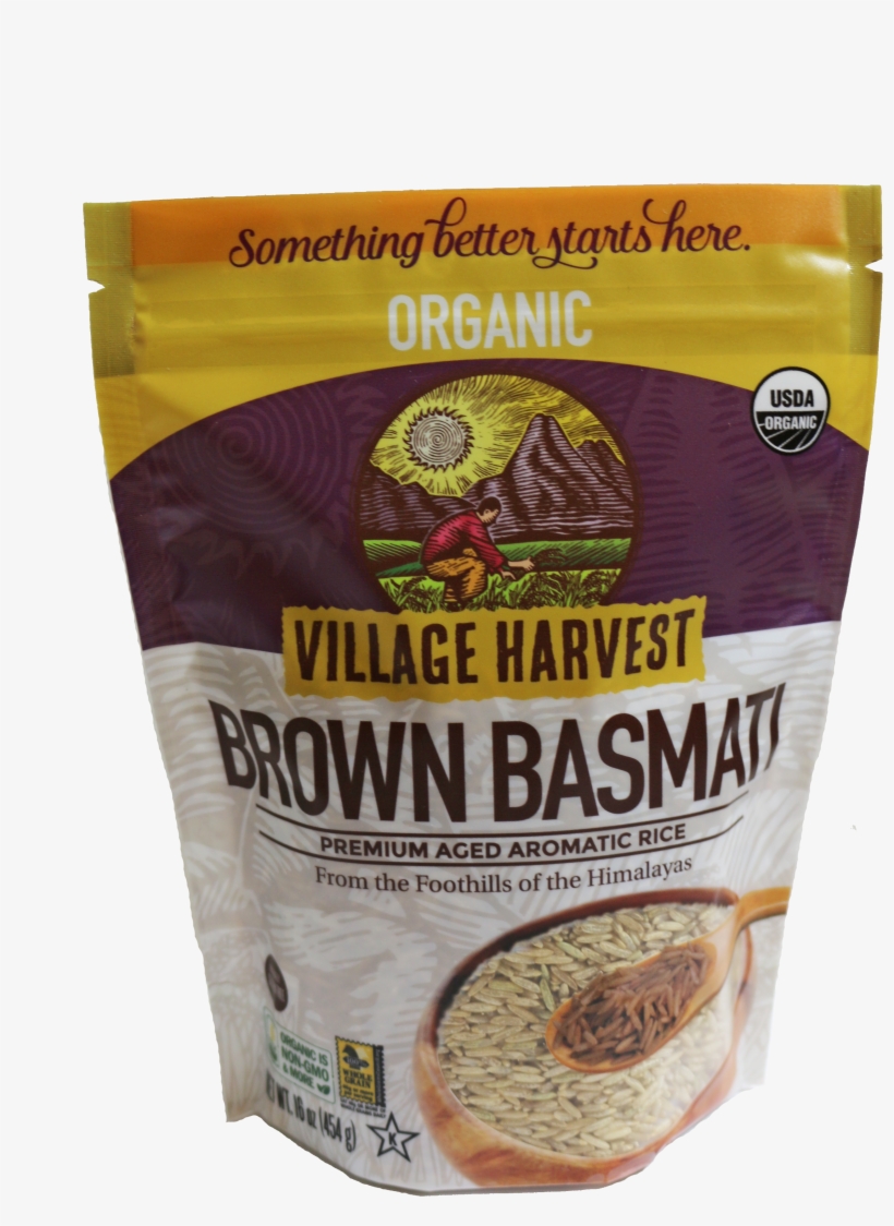 Village Harvest Organic Premium Aromatic Brown Basmati - Village Harvest 16 Oz. Organic Quinoa, White, transparent png #2839510