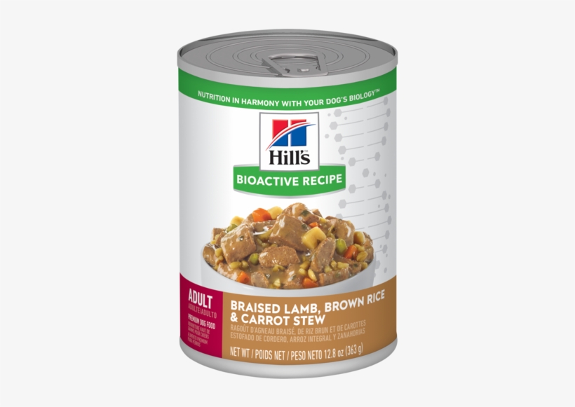 Bioactive Recipe Adult Braised Lamb Brown Rice And - Hills Pet Nutrition, transparent png #2839611