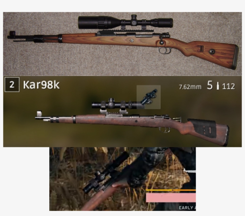 Mediahas Nobody Ever Noticed That The 8x Scope Attached - Kar 8x, transparent png #2839789