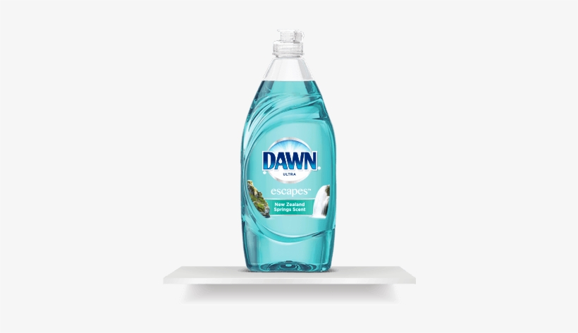Dawn Escapes Dishwashing Liquid, New Zealand Springs - Pink Dawn Dish Soap, transparent png #2839876