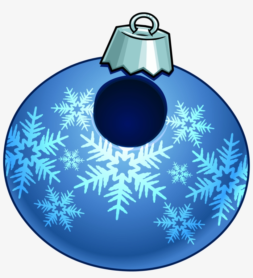 Blue Snowflake Bauble Clothing Icon Id - Circle, transparent png #2840693