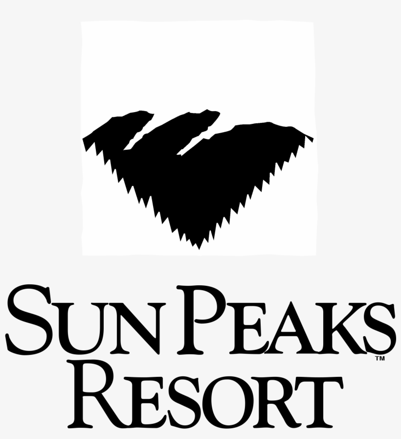 Sun Peaks Resort Logo Black And White - Sun Peaks Resort Logo, transparent png #2840802