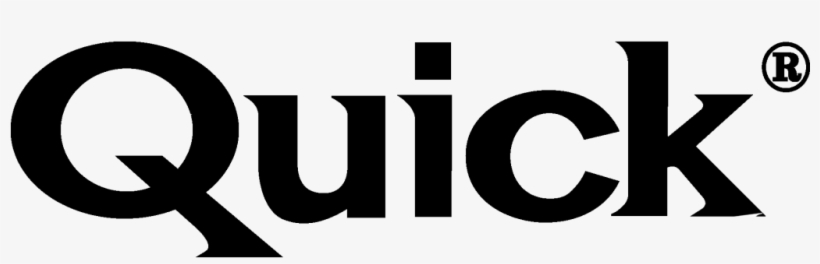 Quick Black Logo Weiss - Berthold Standard Bq Medium, transparent png #2840828