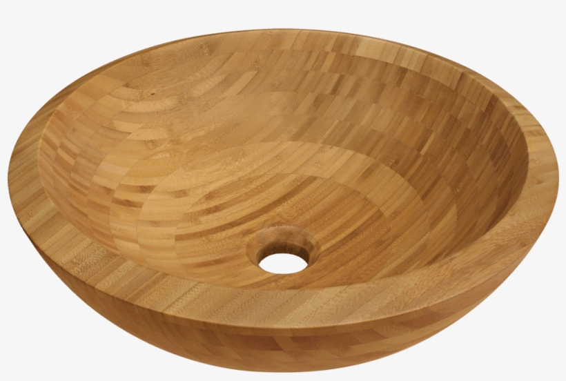 890 - Polaris Sinks P098 Bamboo Vessel Bathroom Sink (bamboo, transparent png #2840887