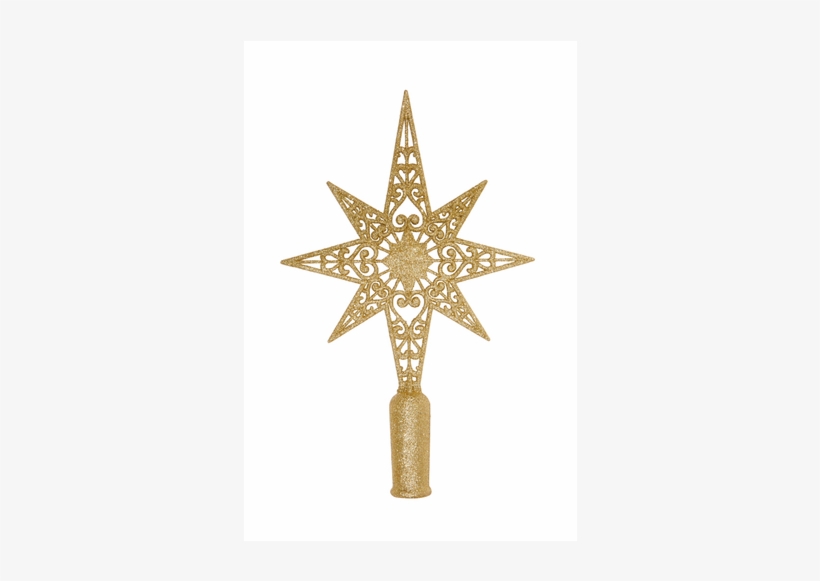 Christmas Ornaments, Gold Treetop Star - Sarah Off The Grid Guest Room, transparent png #2841460