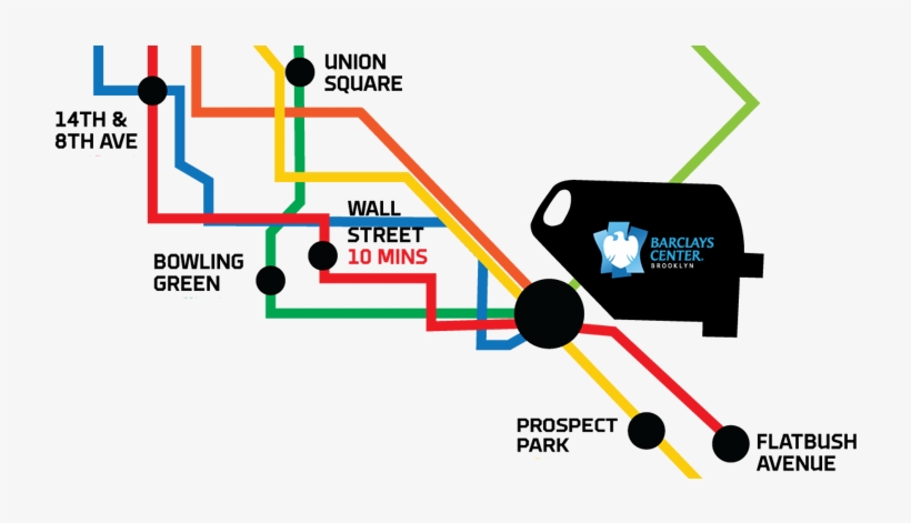 Interactive Map - G Train Barclays Center, transparent png #2841665