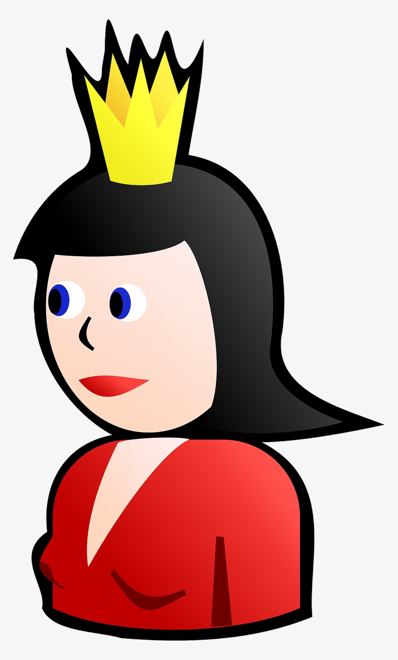 Clip Art King And Queen - Queen Of Spades Simple, transparent png #2841737