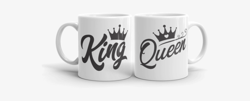 King & Queen Ceramic Mug Pack - King And Queen Coffee Cups, transparent png #2841738